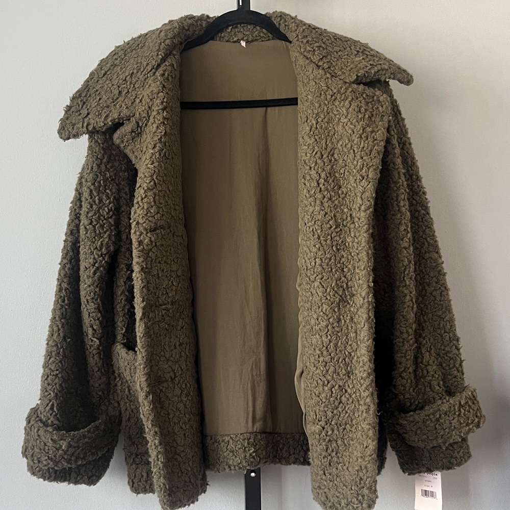 🎉HP🎉Free People So Soft Cozy Peacoat NWT - Picture 4 of 7
